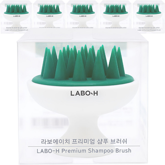 LABO-H 頂級洗髮梳, 6個, 混合色