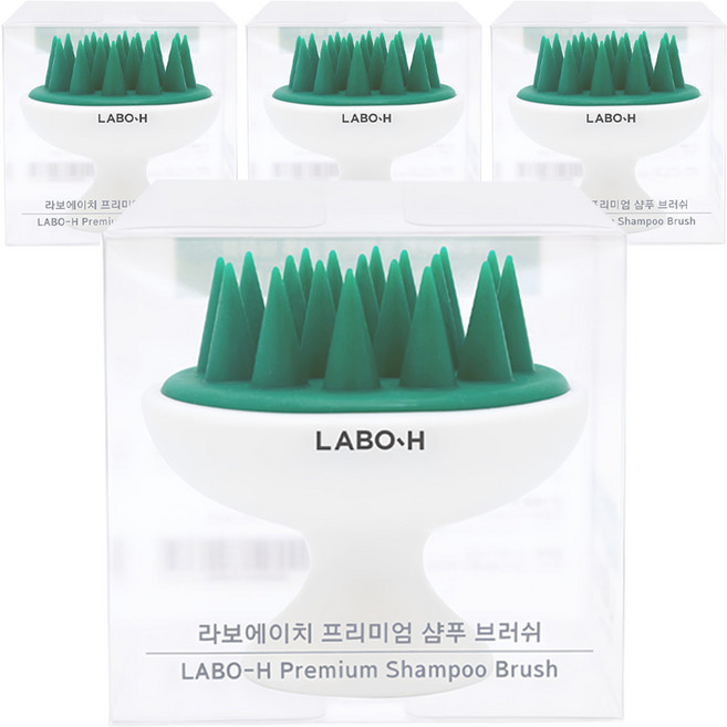 LABO-H 頂級洗髮梳, 4個, 混合色