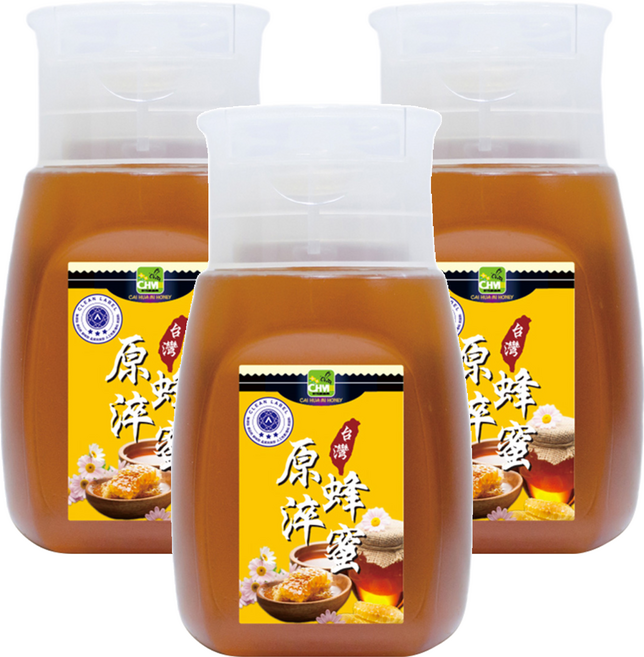 彩花蜜 台灣原淬蜂蜜, 3瓶, 320g