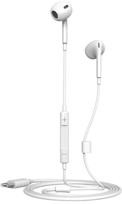 SEEHOT 嘻哈部落 Type-C手機專用通話及音樂金屬耳麥, SH-MHC300, 白色