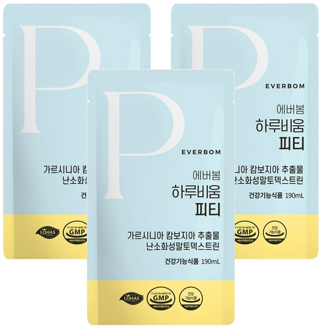 에버봄 하루비움 피티 다이어트식품, 190ml, 3개