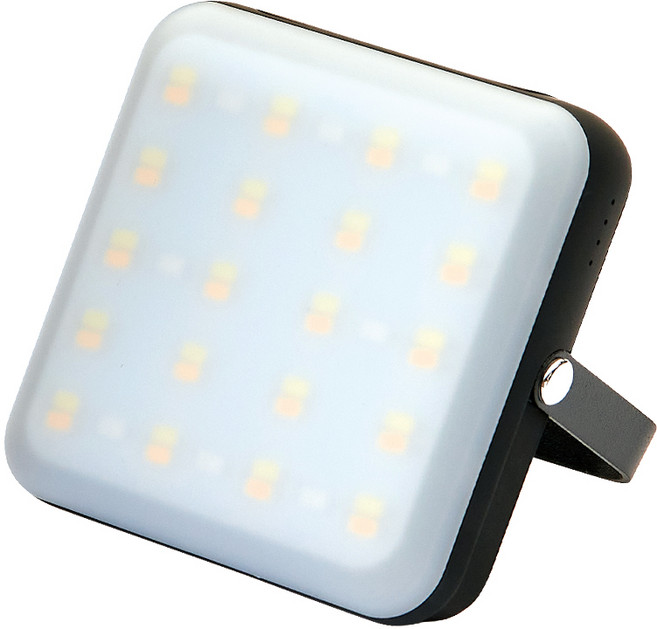 코멧 휴대용 충전식 아웃도어 LED 캠핑 랜턴 + 보조배터리 10000mAh 세트, 블랙, 1개