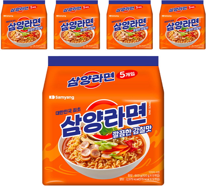 Samyang 三養 Ramen 元祖湯麵 120g, 25包