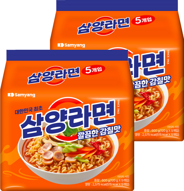 Samyang 三養 Ramen 元祖拉麵 120g, 10包