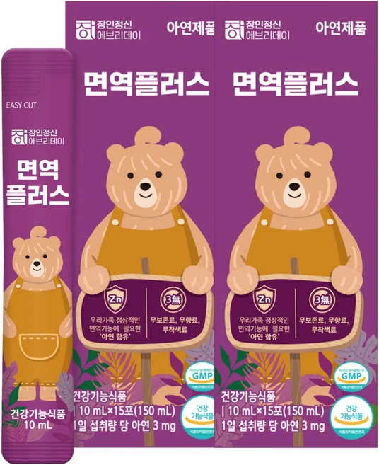장인정신에브리데이 면역플러스 스틱, 10ml, 30개 - 쿠팡