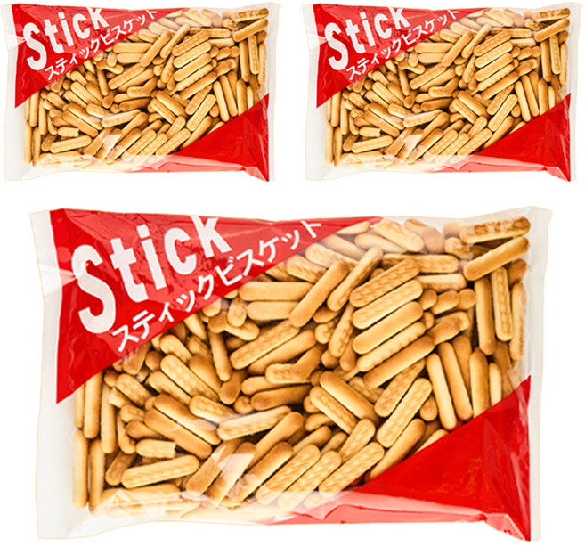 마츠나가 스틱 비스킷, 310g, 3개