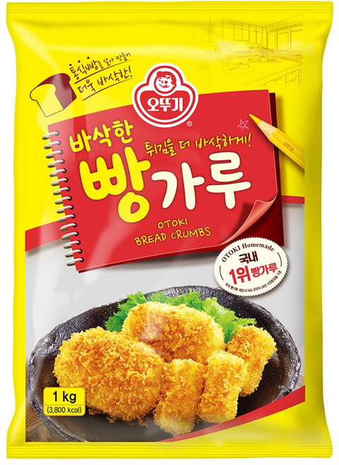 오뚜기 바삭한 빵가루, 1kg, 1개