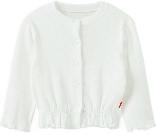 오즈키즈 여아용 프릴화이트 가디건