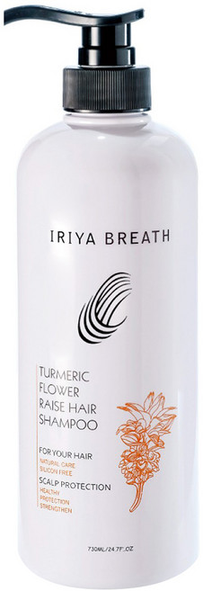 IRIYA BREATH 伊麗雅 薑黃養髮洗髮精, 730ml, 1瓶