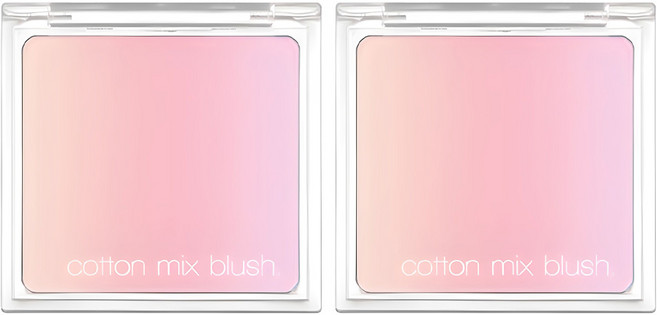 미샤 코튼 믹스 블러셔 11g, NO.2 멜티드 마시멜로, 2개