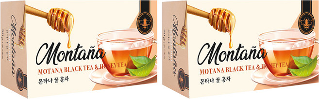 몬타냐 꿀홍차, 1.5g, 20개입, 2개
