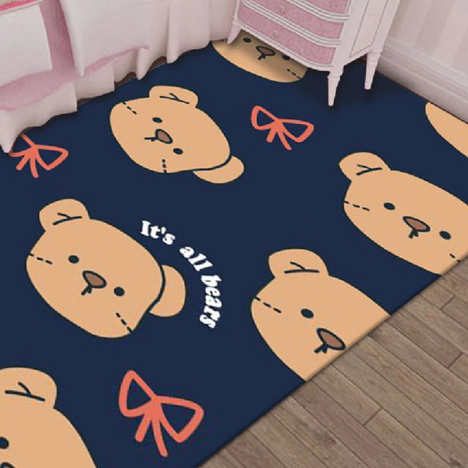 Arbor Home 喬木居家 卡通小動物水晶絨地墊