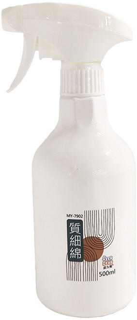 BEER BEAR 皮久熊 質細綿噴霧瓶 500ml, 1瓶, MY-7902