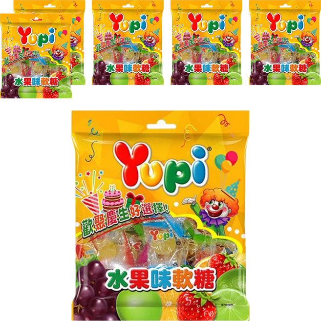 Yupi 水果味軟糖, 170g, 6袋