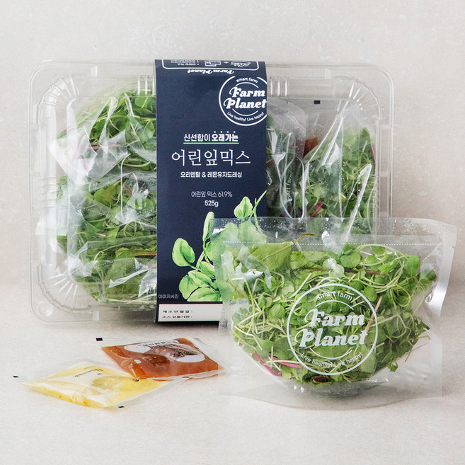 팜플래닛 신선함이 오래가는 어린잎 믹스, 525g, 1개
