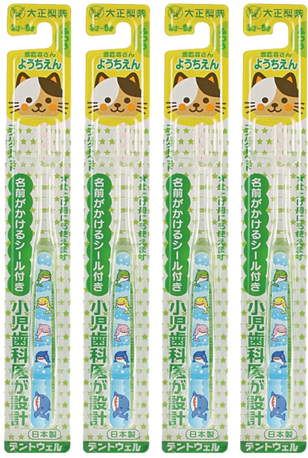 大正製藥 兒童專用牙刷, 顏色隨機, 1入, 4支