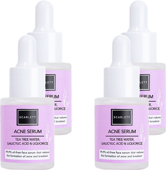 SCARLETT Whitening 控油 精華液, 15ml, 4瓶