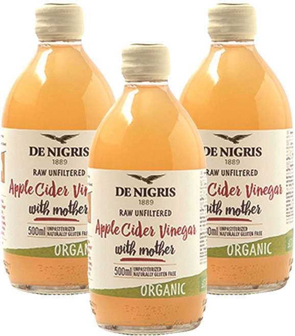 데니그리스 유기농 사과식초, 500ml, 3개