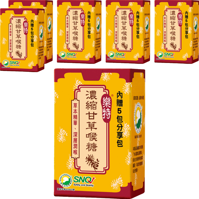樂特 濃縮甘草喉糖 + 分享包 x 5包, 16g, 6盒