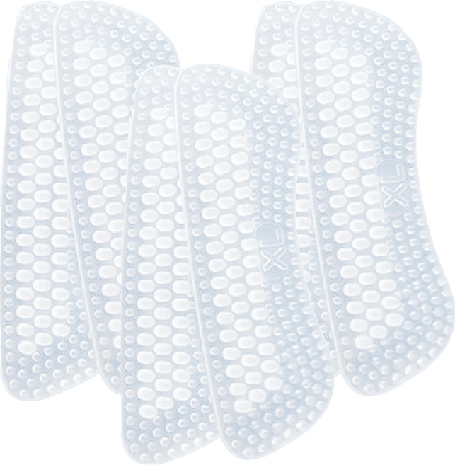 藍蕙 4D包覆加厚腳跟防磨墊, 透明, 3雙
