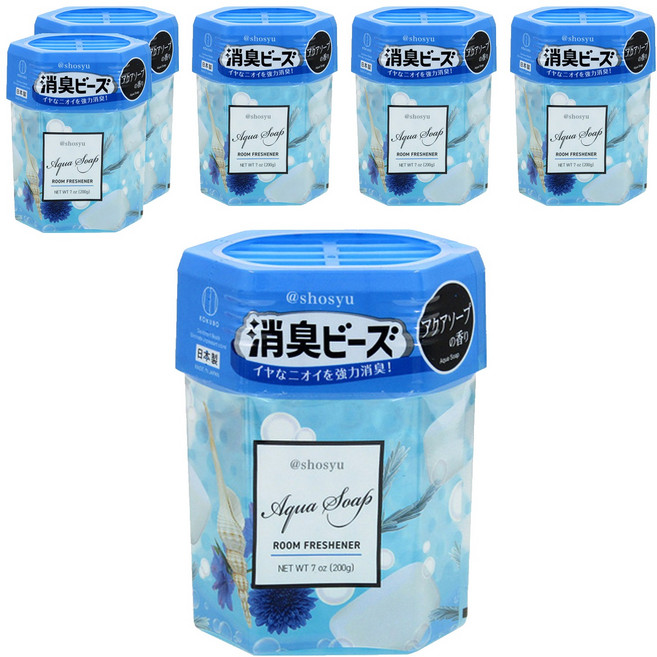 KOKUBO 小久保 芳香消臭珠, 皂香, 6罐, 200g