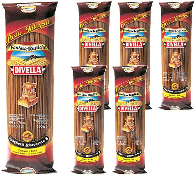 디벨라 통밀스파게티, 500g, 6개