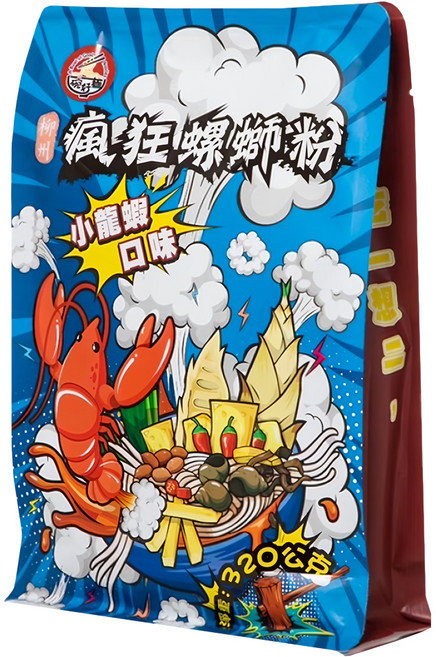 一碗好麵 瘋狂螺螄粉 小龍蝦口味 320g, 1包