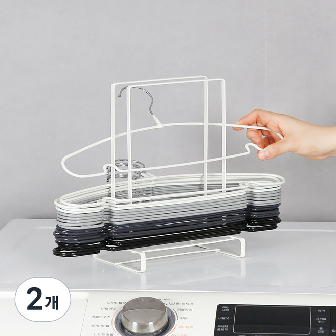 홈앤하우스 철제 옷걸이 정리대 사각, 2개