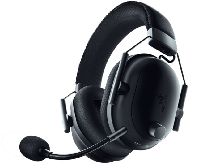 RAZER 雷蛇 頭戴無線雙模電競耳機 PlayStation Licensed, 黑色, BlackShark V2 Pro
