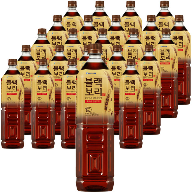 하이트진로 블랙보리 오리지널, 1.5L, 24개