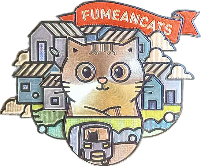 黃阿瑪的後宮生活 相遇故事磁鐵3D冰箱貼 密集板軟磁鐵, 柚子