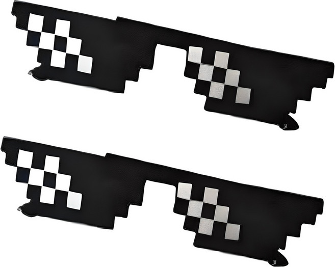 오마이남친 인싸 파티 선글라스, 2줄픽셀, 2개