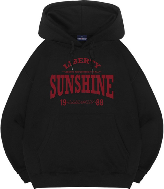 엘런아시 선샤인 오버핏 후드티