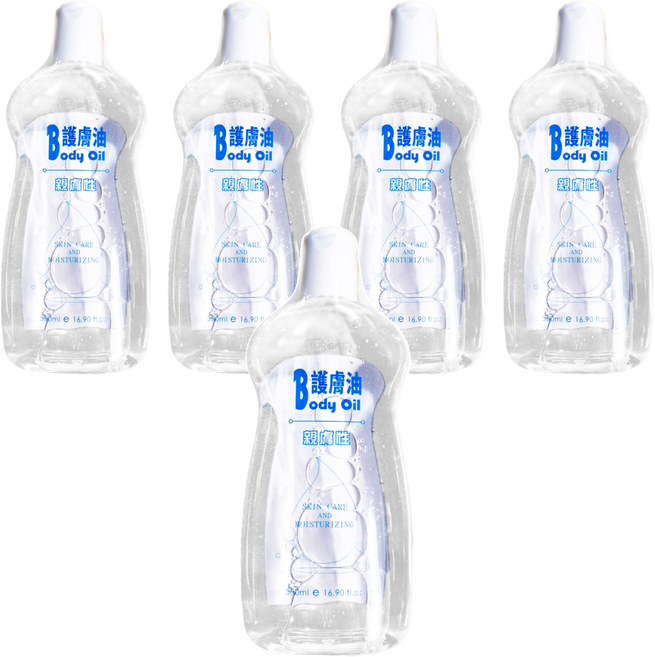 THRONE 斯儂恩 嬰兒油 親膚性 用心呵護 溫和滋潤, 500ml, 5瓶