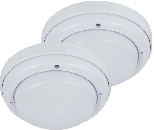 차동식 소방 열 감지 온도 변화 감지기, 2개, 백색