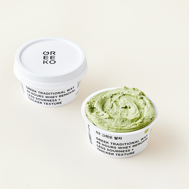 그릭오 말차 그릭요거트, 100g, 2개