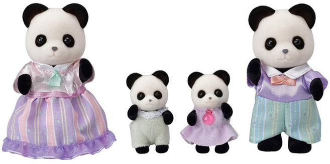 EPOCH Sylvanian Families 森林家族 熊貓家庭組, 1組