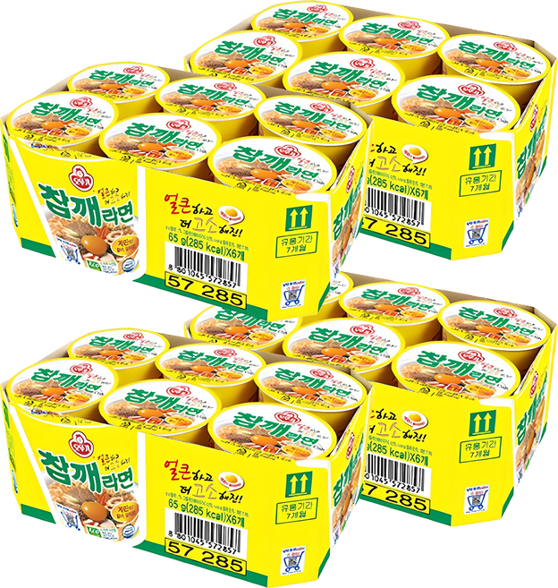 오뚜기 참깨라면 컵 65g, 24개