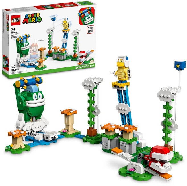 LEGO 71409 瑪莉歐系列, 大加邦的雲端挑戰 Big Spike’s Cloudtop Challenge Expansion Set, 1盒