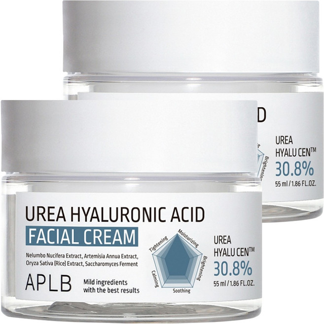 APLB 尿素玻尿酸面霜, 55ml, 2罐