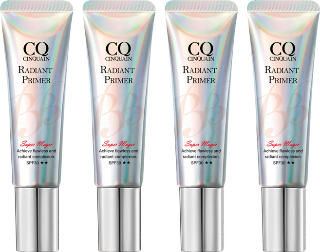 CINQUAIN 思珂 台灣公司貨 魔幻光透隔離霜 SPF30, 30ml, 4個, 膚色