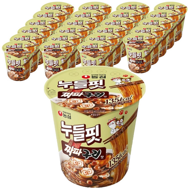 Noodlefit 杯裝冬粉 浣熊炸醬風味 41.5g, 24入