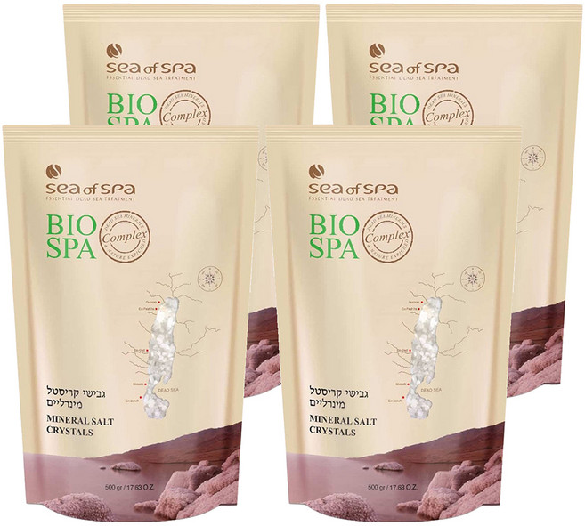 sea of spa 死海原味礦物鹽, 500g, 4包