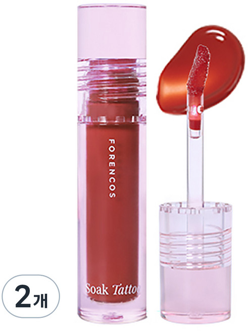 포렌코즈 속타투 립틴트, 06 마리, 2개