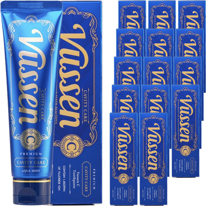 뷰센 C 충치 치약, 120g, 15개