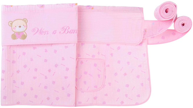 Wonabang 元兒房 高級七分傳統背巾, 粉紅色