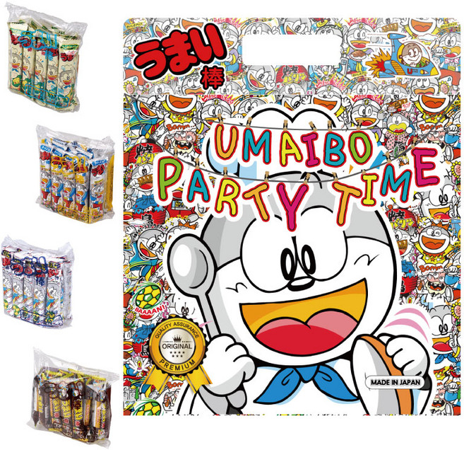 우마이봉 버라이어티 막대과자, 6g, 60개