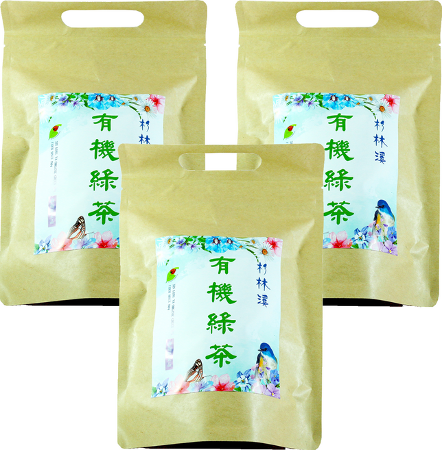 龍源茶品 鑫龍源 台灣綠茶葉, 60g, 1入, 3包