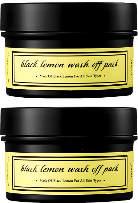 에템 블랙레몬 워시오프 팩 100ml, 1개입, 2개