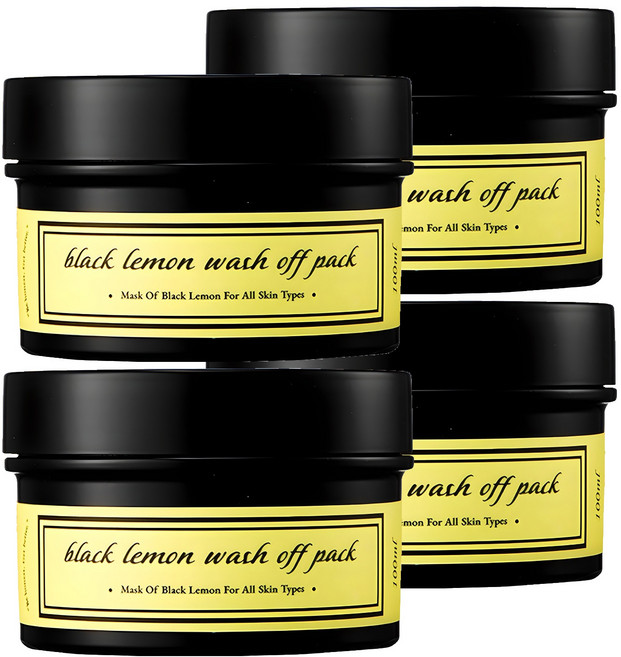 에템 블랙레몬 워시오프 팩 100ml, 1개입, 4개